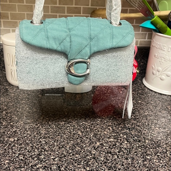 Coach Quilted Denim Tabby, SB 20 NWT
color, IVY wash - Picture 2 of 11